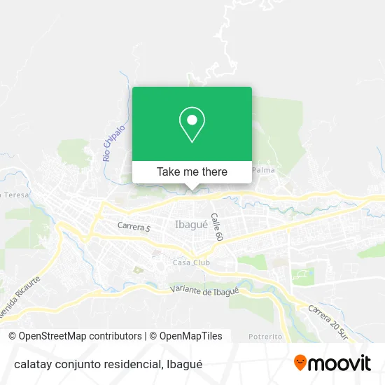 calatay conjunto residencial map