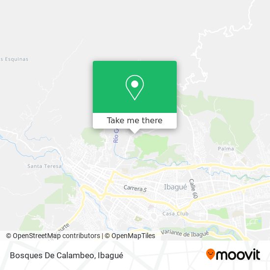 Bosques De Calambeo map