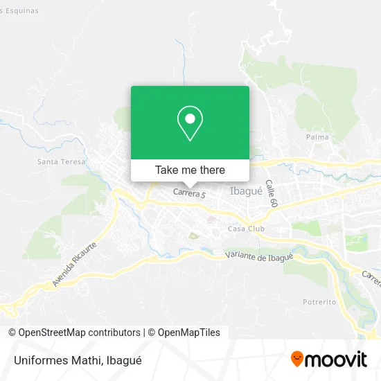Mapa de Uniformes Mathi