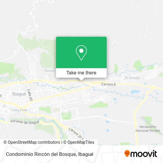 Mapa de Condominio Rincón del Bosque