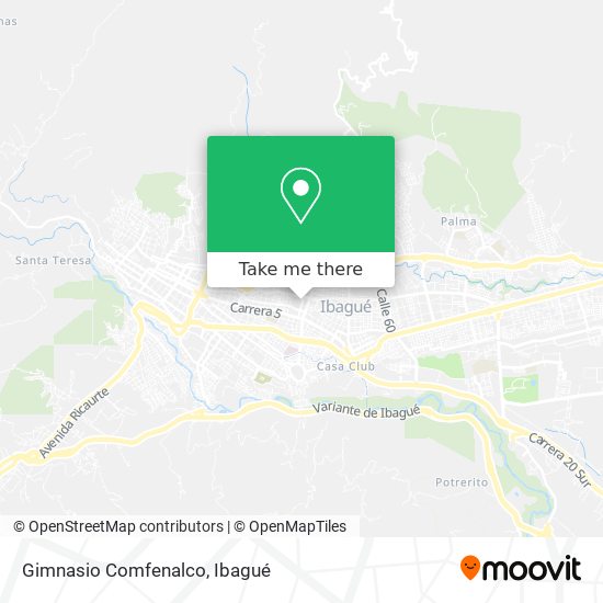 Gimnasio Comfenalco map