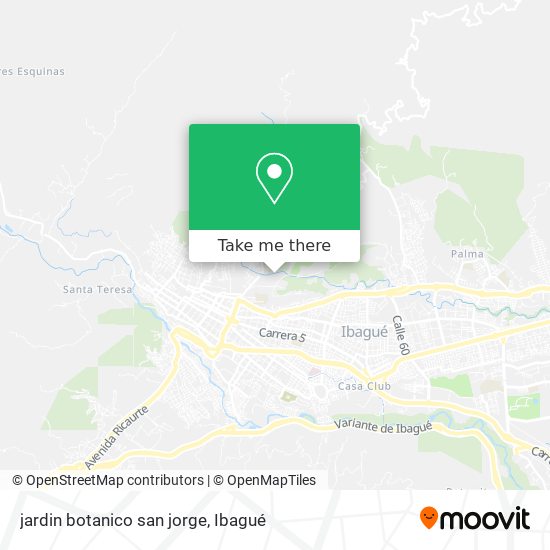 jardin botanico san jorge map