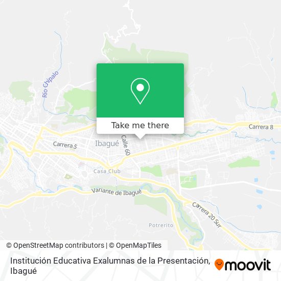 Institución Educativa Exalumnas de la Presentación map