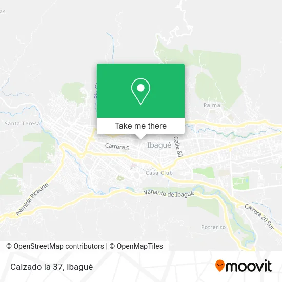 Mapa de Calzado la 37