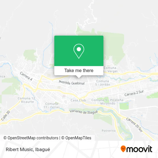 Ribert Music map