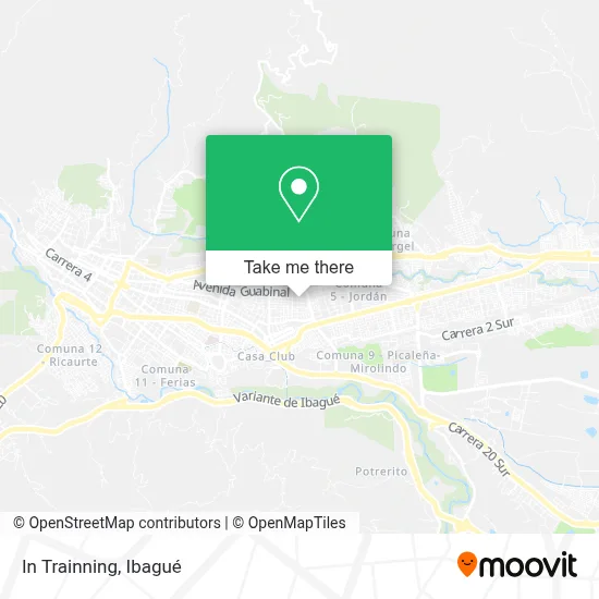 In Trainning map