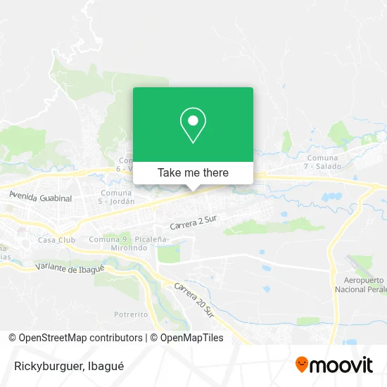 Rickyburguer map