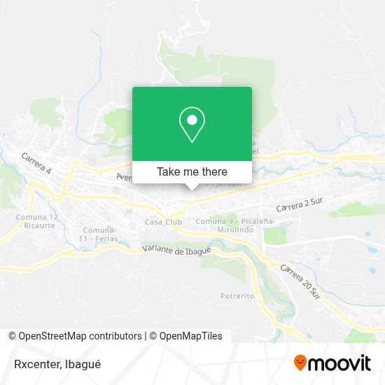 Rxcenter map