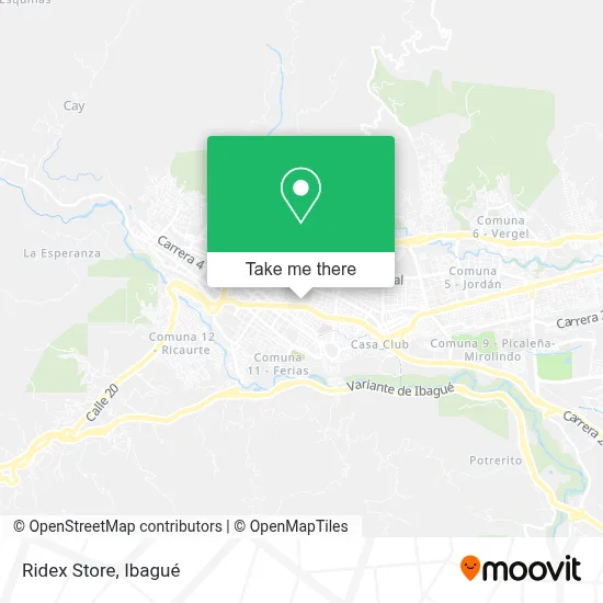Ridex Store map