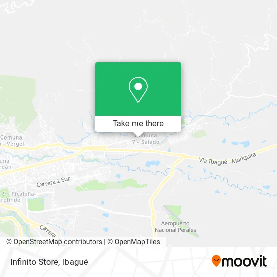 Infinito Store map