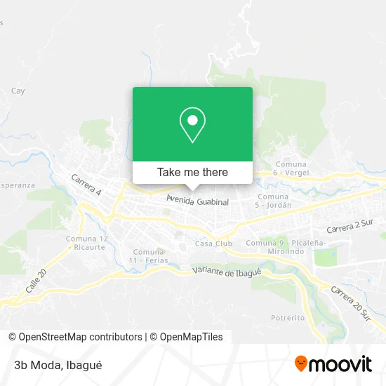 3b Moda map