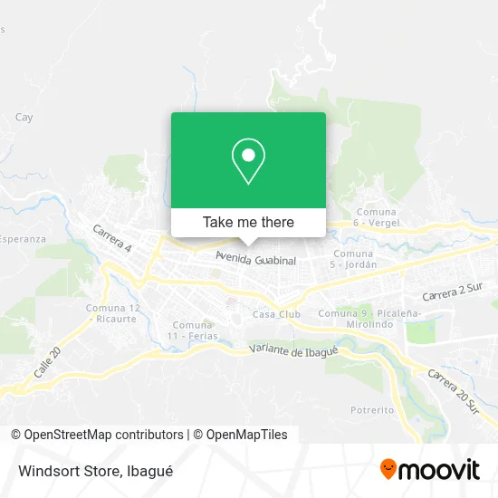 Windsort Store map