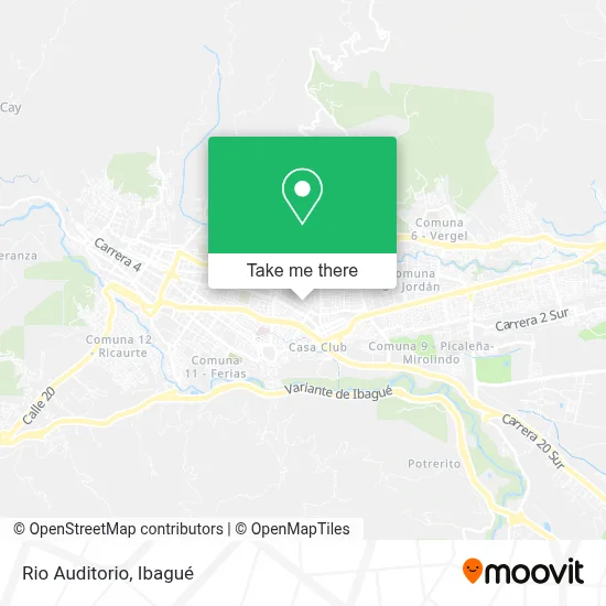 Rio Auditorio map