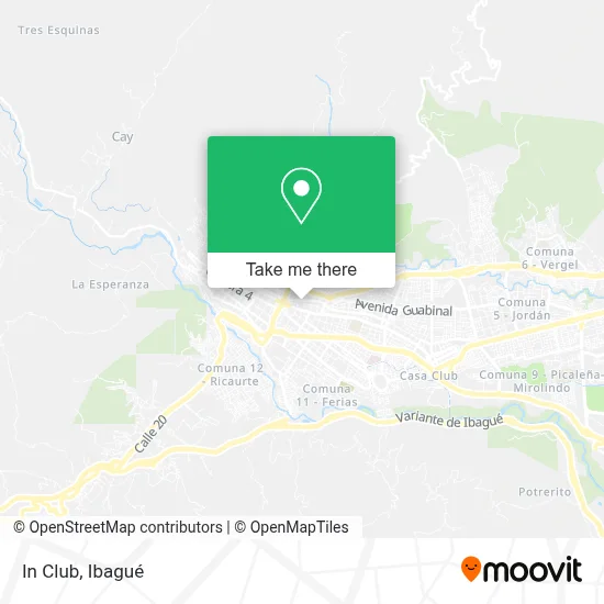 In Club map