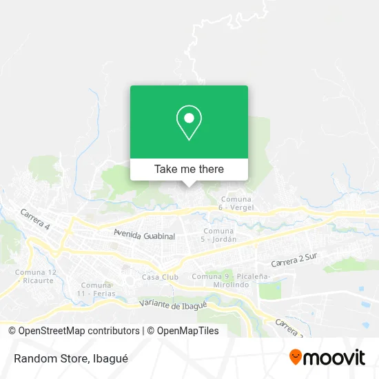 Random Store map