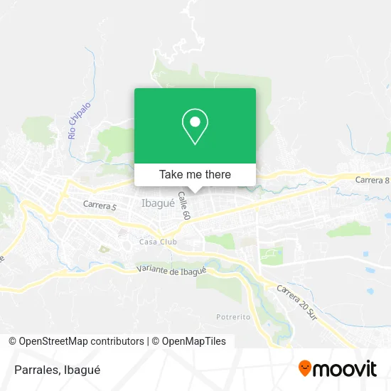 Mapa de Parrales