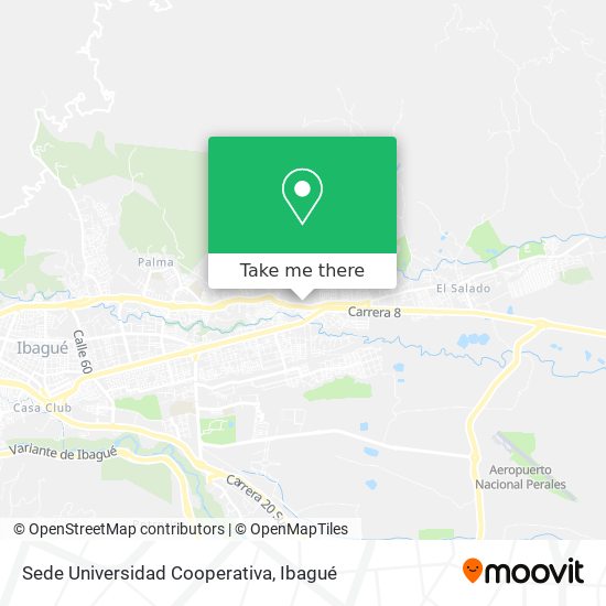 Sede Universidad Cooperativa map