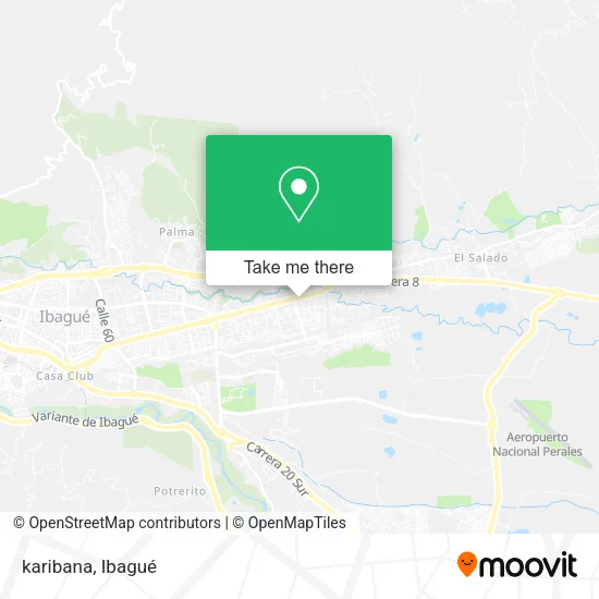 Mapa de karibana