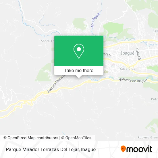 Mapa de Parque Mirador Terrazas Del Tejar