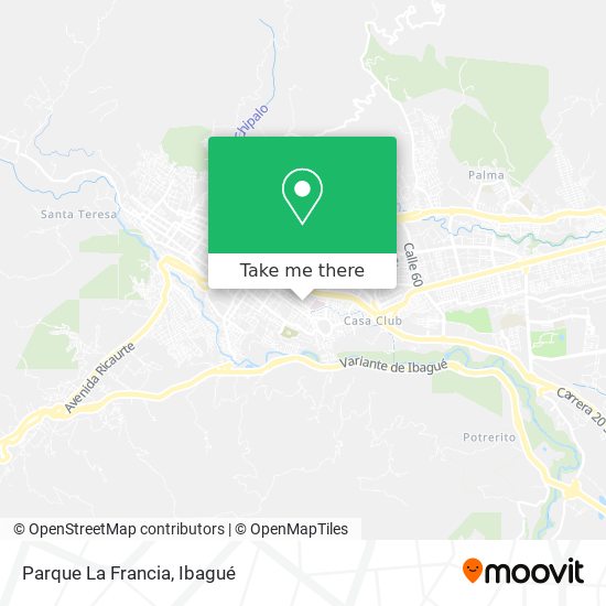 Mapa de Parque La Francia