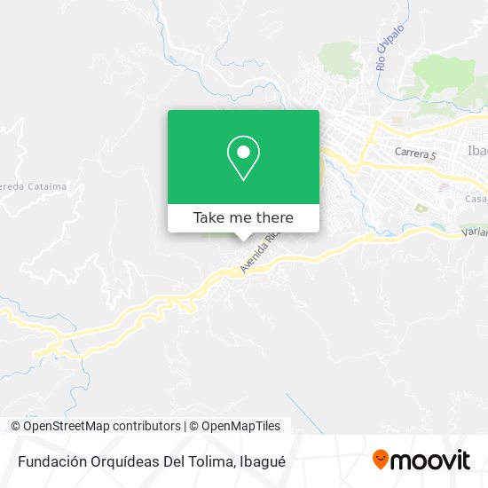 Mapa de Fundación Orquídeas Del Tolima