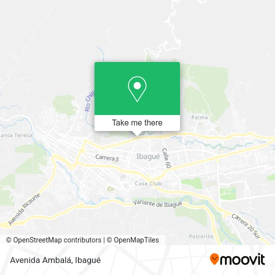 Mapa de Avenida Ambalá