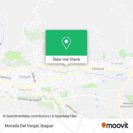 Morada Del Vergel map