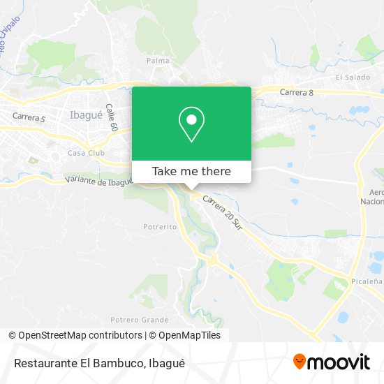 Restaurante El Bambuco map
