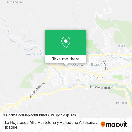 La Hojarasca Alta Pastelería y Panadería Artesanal map