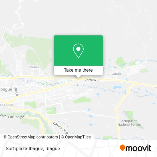 Mapa de Surtiplaza Ibagué