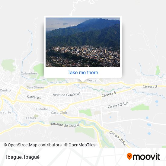 Ibague map