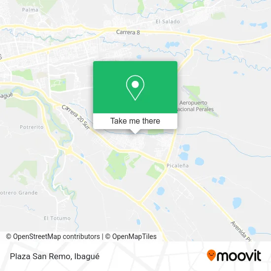 Mapa de Plaza San Remo