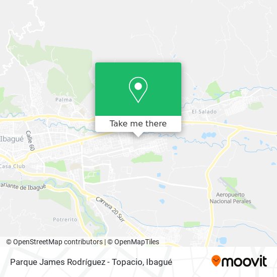 Parque James Rodríguez - Topacio map