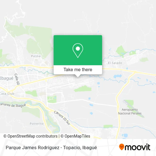 Mapa de Parque James Rodríguez - Topacio