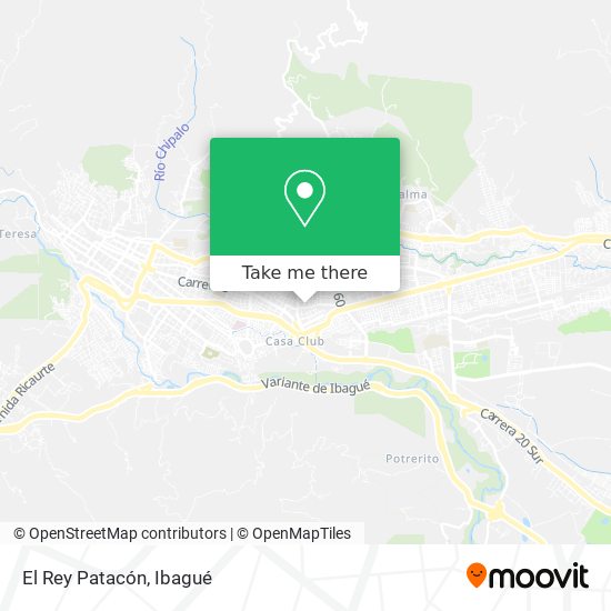 El Rey Patacón map