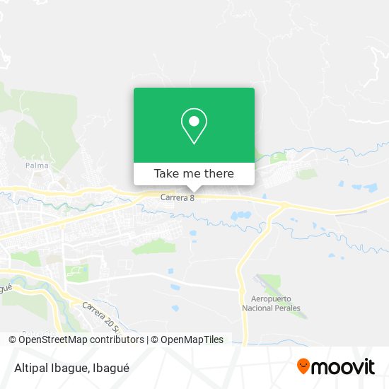 Altipal Ibague map