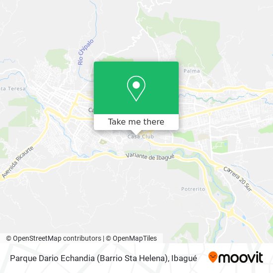 Mapa de Parque Dario Echandia (Barrio Sta Helena)