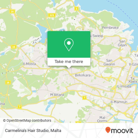 Carmelina's Hair Studio map