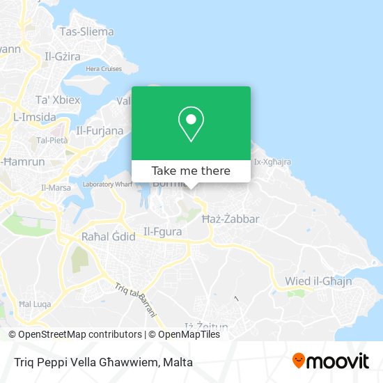 Triq Peppi Vella Għawwiem map