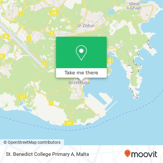 St. Benedict College Primary A map