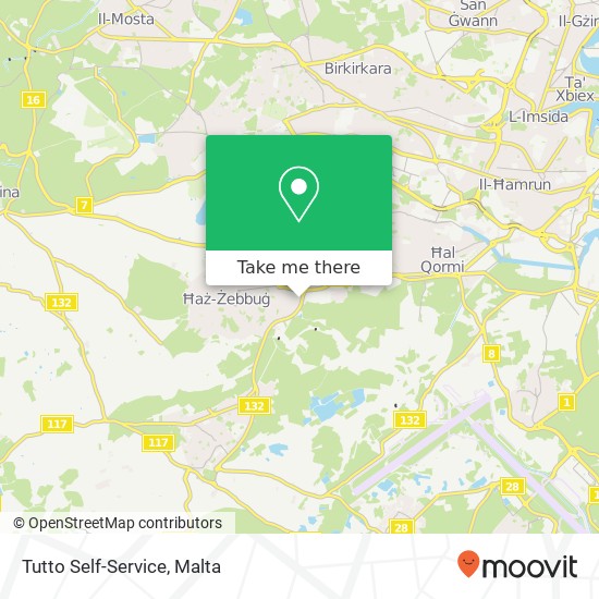 Tutto Self-Service map