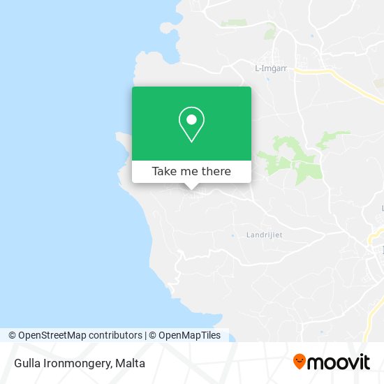 Gulla Ironmongery map