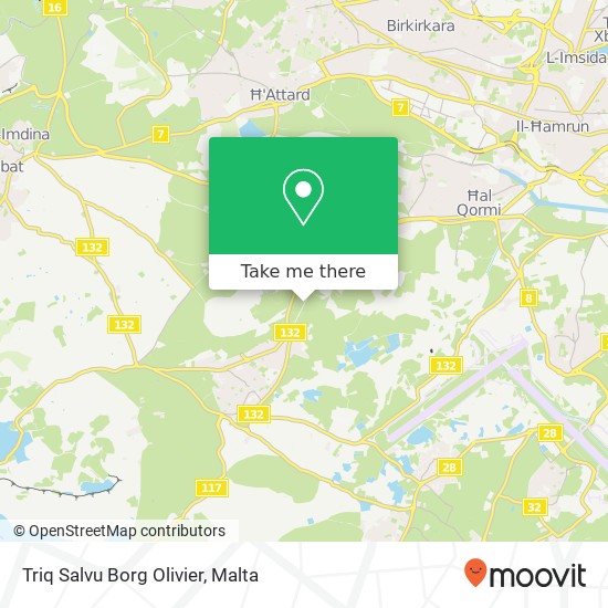 Triq Salvu Borg Olivier map