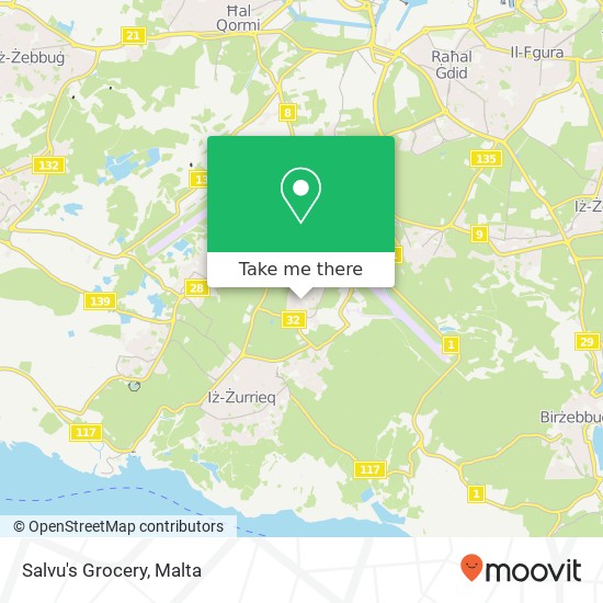 Salvu's Grocery map