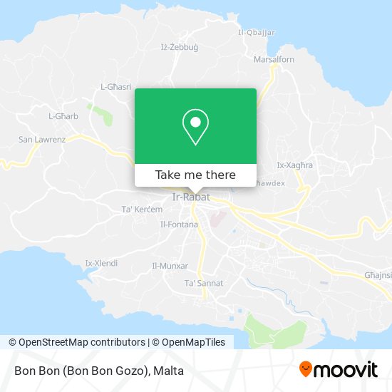 Bon Bon (Bon Bon Gozo) map