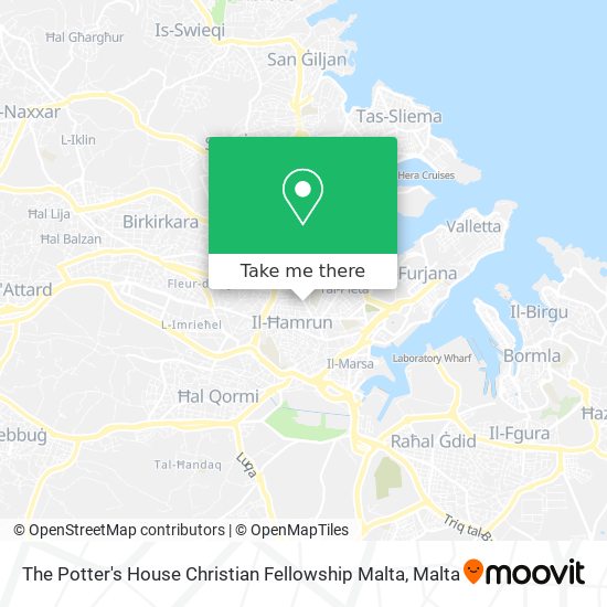 The Potter's House Christian Fellowship Malta map