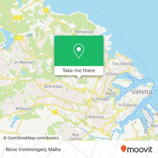 Rovic Ironmongery map