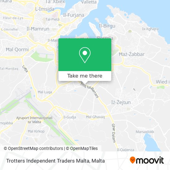 Trotters Independent Traders Malta map