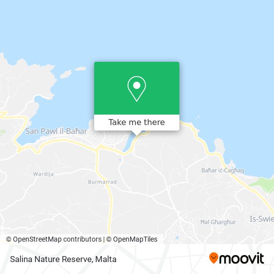 Salina Nature Reserve map