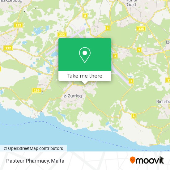 Pasteur Pharmacy map